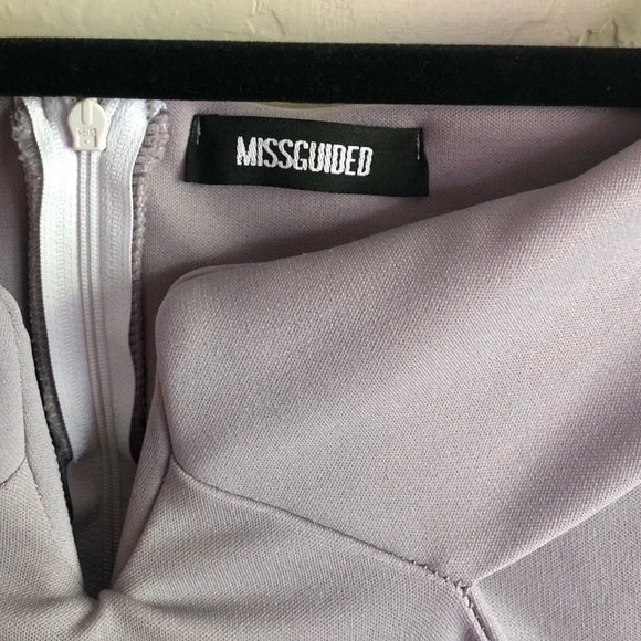 Missguided Dress lavender off shoulder mini - Picture 4 of 11